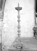 Série de six chandeliers d'autel, chapelle Saint-Golven, le Vieux-Bourg (Taupont)