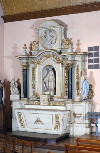 Retable secondaire : Autel, retable, gradins d'autel, tabernacle