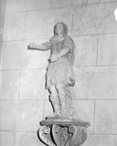 Statue (d'applique) : saint Michel (?), église paroissiale Saint-Vinoc (Plouhinec-29)