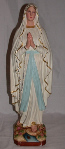 Statuette 2 : Vierge, dite Notre-Dame de Lourdes