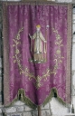 Bannière de procession : Immaculée conception ; Saint Lubin