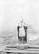 Statue (statuette) : saint Urlo, chapelle et fontaine Saint-Urlo (Lanvénégen)