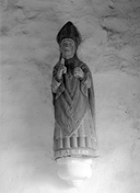 Statue (d'applique, petite nature) : saint Armel, chapelle Saint-Armel (Meslan)