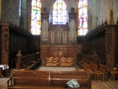Ensemble de stalles dans la collégiale Notre-Dame (contre les murs Nord et Sud du choeur)