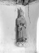 Statue (petite nature) : saint Nicodème, chapelle Notre-Dame de Loctavy (Priziac)