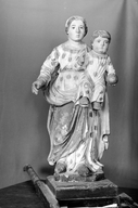 Statue (statuette, d'applique) : Vierge à l'Enfant (3), église Paroissiale Saint Pierre (Plouguernével)