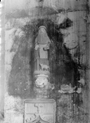 Statue (d'applique, petite nature) : saint Antoine, chapelle Saint-Fiacre (Le Faouët)