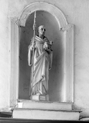 Statue (petite nature) : saint Maurice, église Saint-Pierre et Saint-Paul (Langonnet)