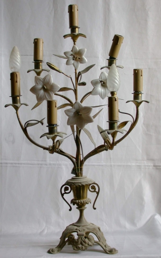 Paire 3 de Chandeliers d'église