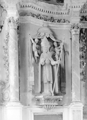 Statue (d'applique, petite nature) : saint Cado, chapelle Saint-Cado (Saint-Caradec-Trégomel)
