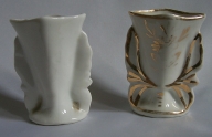 Paire 2 de vases d'autel