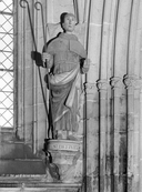 Statue (d'applique, petite nature) : saint Délivrant, église paroissiale Notre-Dame (Kernascléden)