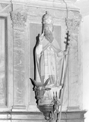 Statue (petite nature) : saint Cornély, chapelle Notre-Dame (Persquen)