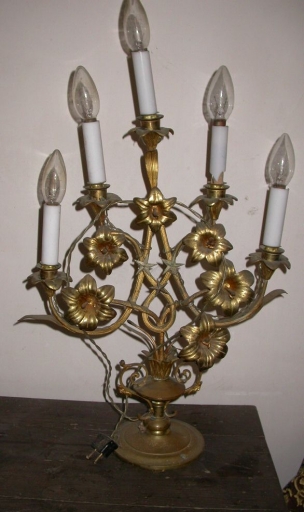 Paire de Chandeliers d'église