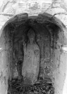 Statue : saint Philibert, fontaine de la chapelle Saint-They (Saint-Ségal)
