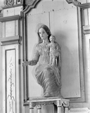 Statue (d'applique, petite nature) : Vierge à l'Enfant (2), église paroissiale Saint-Gilles (Plonéis)