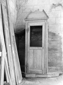 Confessionnal, chapelle Saint-Gilles, Prieuré de bénédictins (Le Saint)