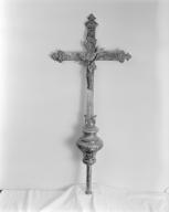 Croix de procession, église paroissiale Notre-Dame-des-Fleurs (Gestel)