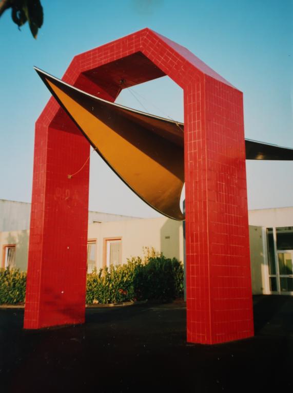 La décoration au titre du 1% artistique du lycée professionnel Roz Glas (Quimperlé)