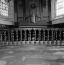 Clôture de choeur (table de communion), chapelle Notre-Dame-de-la-Clarté (Plonévez-Porzay)