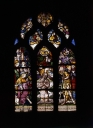 Verrière : Le baptême du Christ, chapelle du Notre-Dame-du-Crann (Spézet)