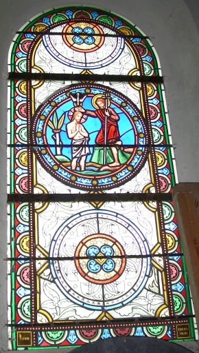 Verrière : Baptême du Christ