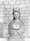 Buste-reliquaire : sainte Blande, église paroissiale Notre-Dame-de-la-Fosse (Guémené-sur-Scorff)