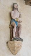 Statue : Christ aux outrages, chapelle Saint-Adrien (Le Faouët)