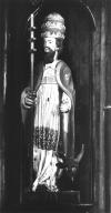 Statue (petite nature) : saint Cornély, église paroissiale Sainte-Cécile (Theix fusionnée en Theix-Noyalo en 2016)