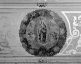 Statue : Vierge au croissant, Vierge à l'enfant, église paroissiale Saint-Pierre (Pléchâtel)