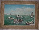 Peinture : huile sur toile de René Python