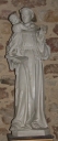 Statue : Saint Antoine de Padoue et l'Enfant