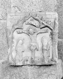 Demi-relief : le calvaire, chapelle de la Trinité (Plozévet)