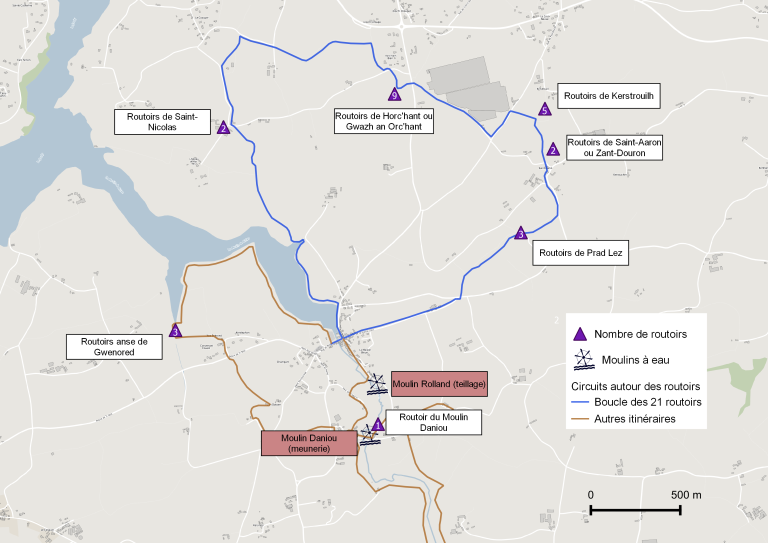 Les moulins dans le territoire du Schéma de cohérence territoriale du Trégor - Lannion-Trégor Communauté