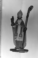 Statue (d'applique, petite nature) : saint Claude, église paroissiale Saint-Claude (Rostrenen)
