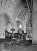 Lambris de hauteur, niche (2), église paroissiale Saint Charles-de-Blois (Auray)