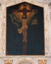 Tableau d'autel : Christ en croix