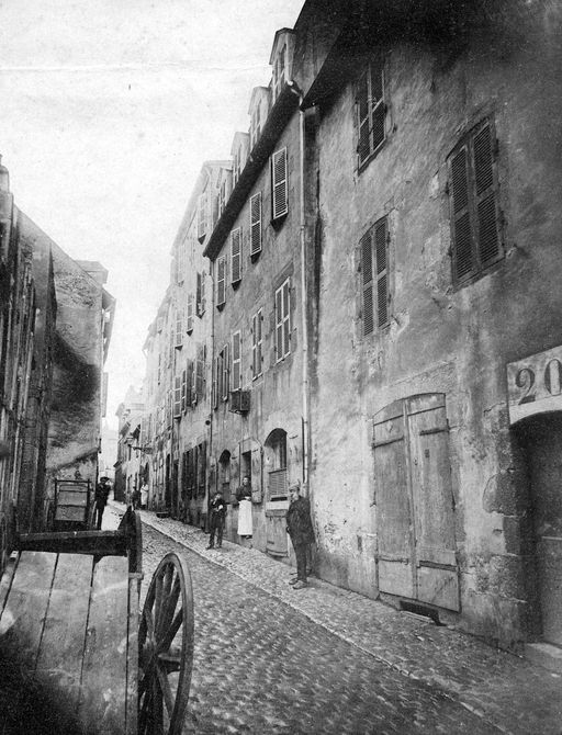 Quartier (détruit) puis boulevard de la Marine, Sept-Saints, Quartier intra-muros de la rive gauche (Brest)