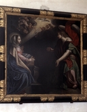 Tableau : l'Annonciation, église paroissiale Saint-Pierre Saint-Paul (Kergrist)