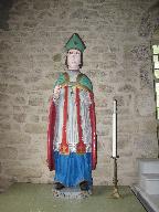 Statue (d'applique, petite nature) : saint Nicolas, chapelle Saint-Nicolas (Lignol)