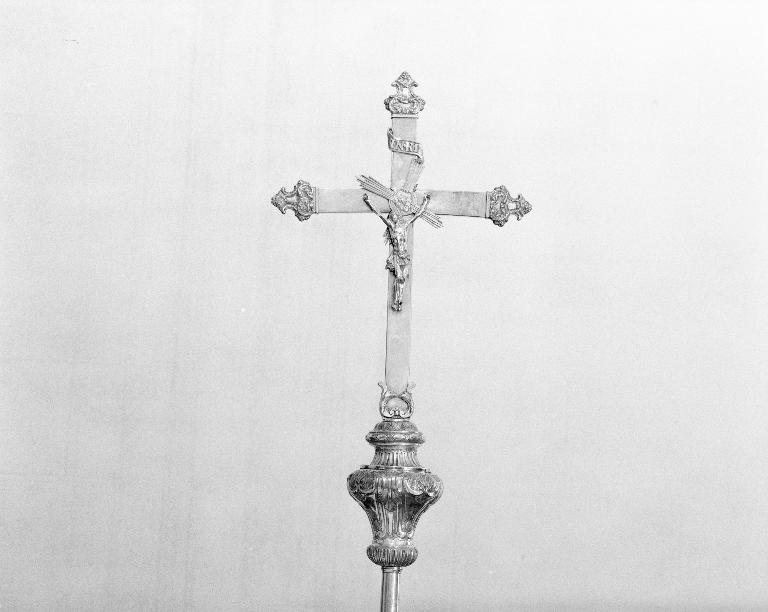 Croix de procession, église Saint-Brieuc (Cruguel)