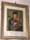 Estampe encadrée : Vierge à l'Enfant, dite Notre-Dame du Perpétuel Secours