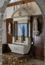 Ensemble du retable latéral nord : retable, autel et tabernacle