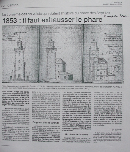 Phare des Sept-Îles, dit Phare de l'Ile aux Moines (Perros-Guirec)
