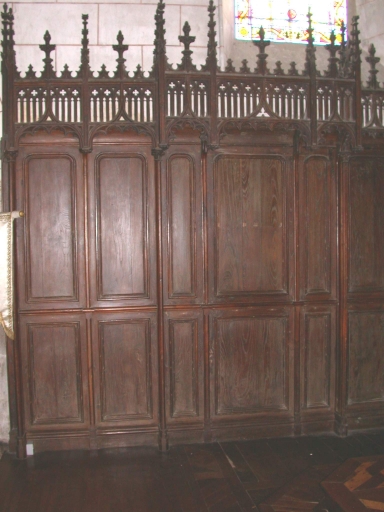 Lambris de demi-revêtement 1 (choeur)