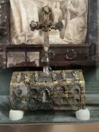 Reliquaire, église paroissiale Saint-Gurval, place de la mairie (Guer)