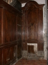 Lambris de demi-revêtement de la chapelle des fonts