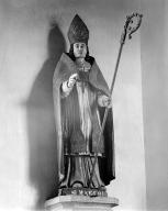 Statue (figure colossale, d'applique) : saint Magloire (2), église paroissiale Saint-Magloire (Mahalon)