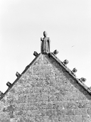 Statue (2, décor d'élévation extérieure), chapelle Saint-Fiacre (Le Faouët)