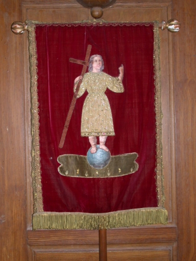 Bannière de procession : Enfant Jésus